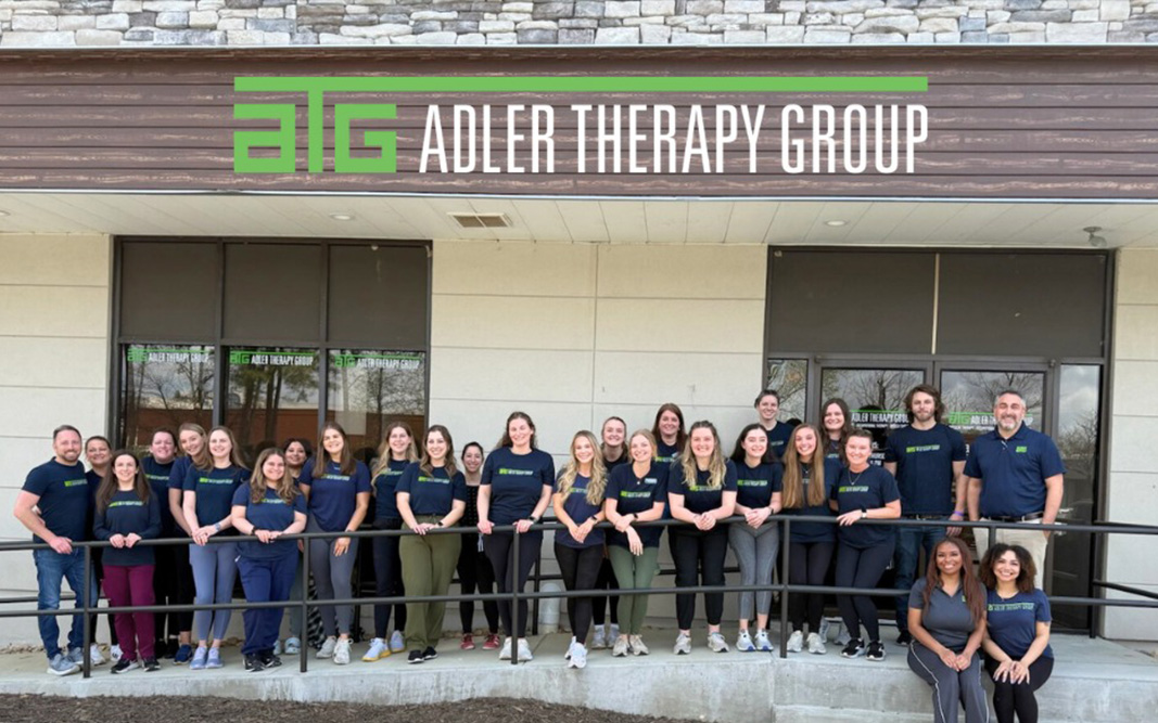 Group-Shot1067-667 Picture of Adler Therapy Group team outside the new Newport News location.