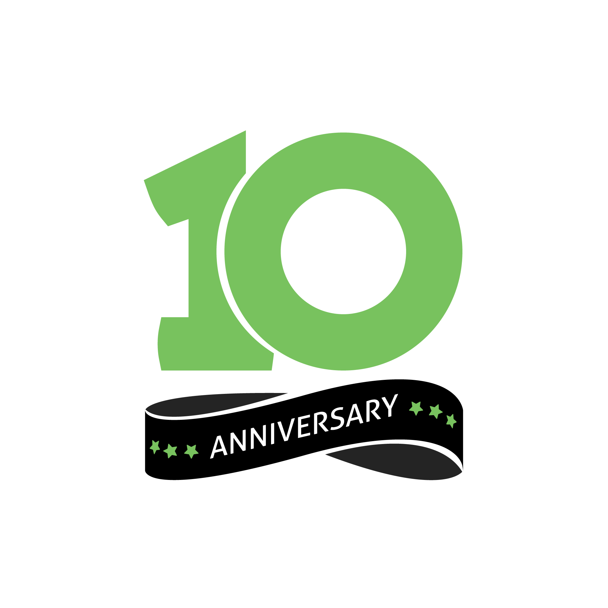10 year anniversary badge